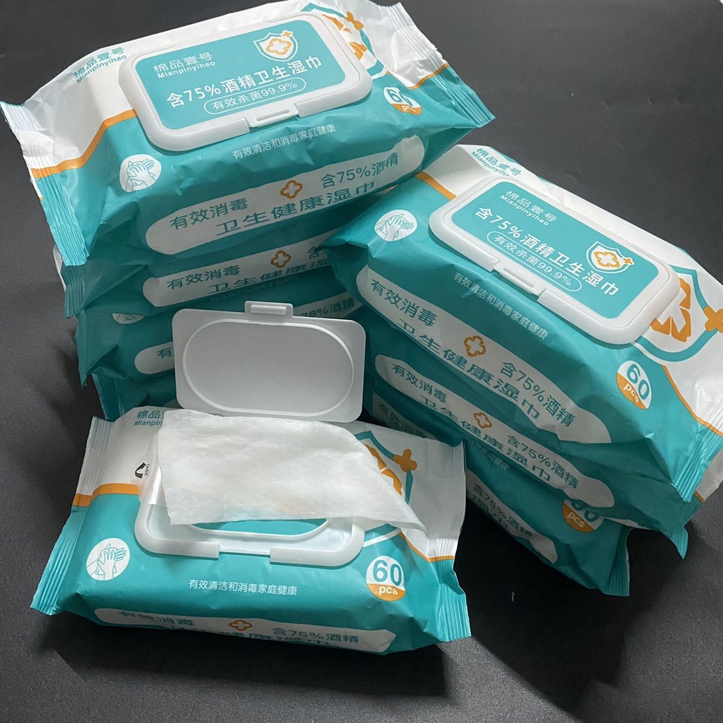 New Disinfectant Wipes 80pcs/pack 75 Alcohol Disinfectant Wipes Hand Sanitizer Disposable Wipes