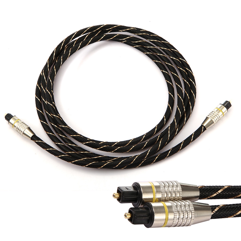 Digital Optical Audio Cable Toslink Gold Plated 1m 15m 2m 3m Spdif Md Dvd Gold Plated Cable 2447