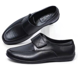 Kids Black school shoes for boys Quality rubber shoes cod 602 #1