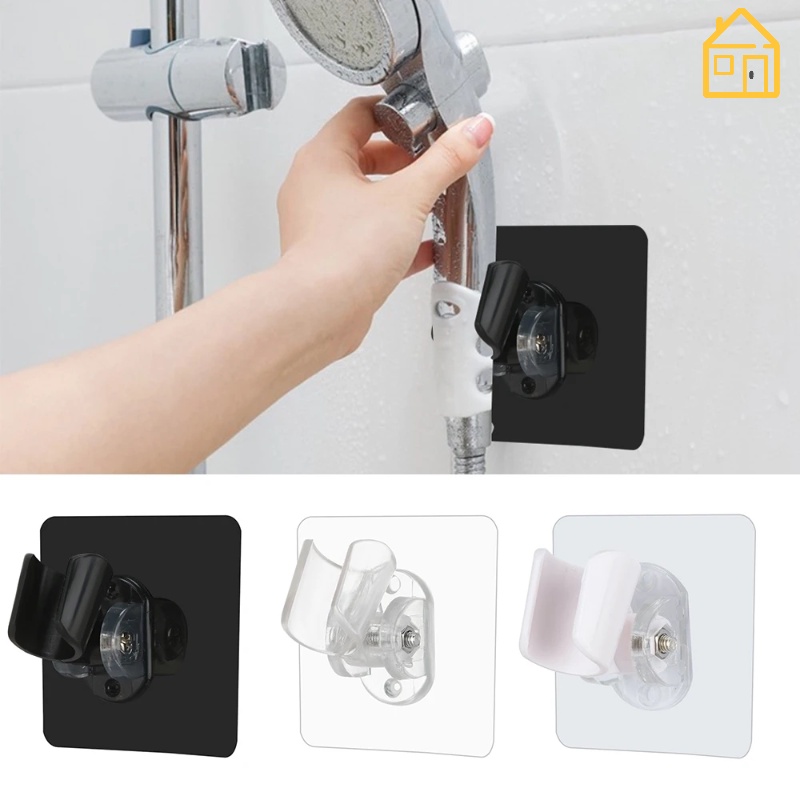 Selfadhesive Adjustable Shower Head Holder/Punchfree Chrome Bathroom
