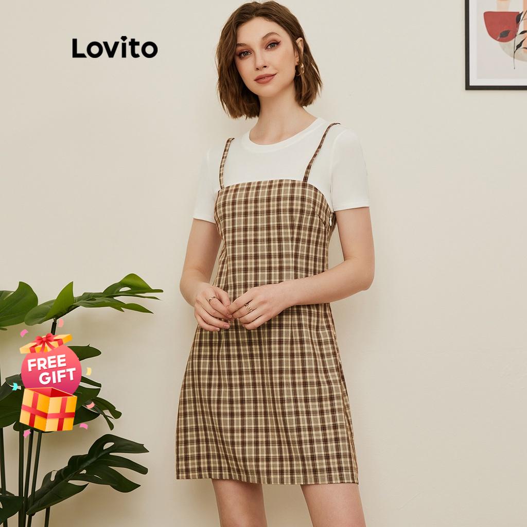 gingham dress shopee