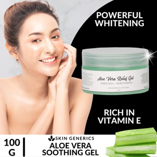 [ ALOE VERA WHITENING GEL ] SkinGenerics Aloe Vera Gel Skin Care Whitening Moisturizer Scar Remover #1
