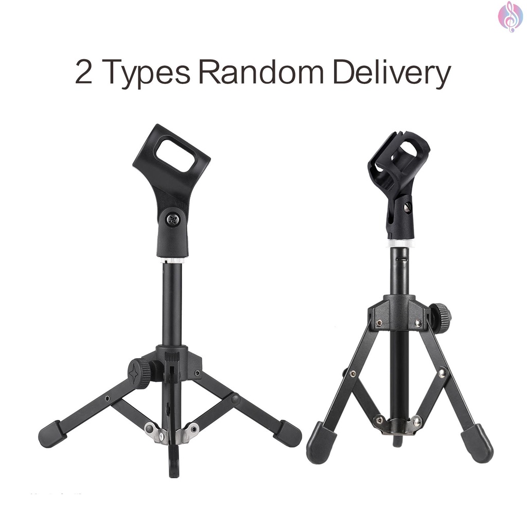 In Stock MS-12 Mini Foldable Adjustable Desktop Tripod Microphone Stand ...