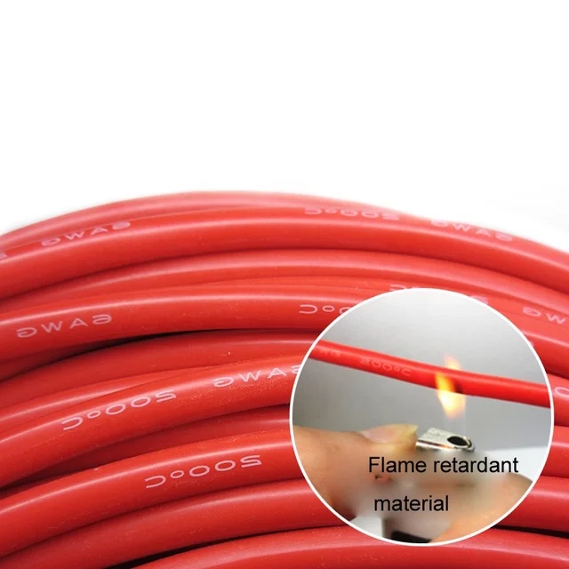 Silicon Wire 4 AWG 8 AWG 10 AWG 12 AWG 13 AWG 14 AWG 18 AWG GAUGE Flexible Wire ( RED / BLACK ) — view 4