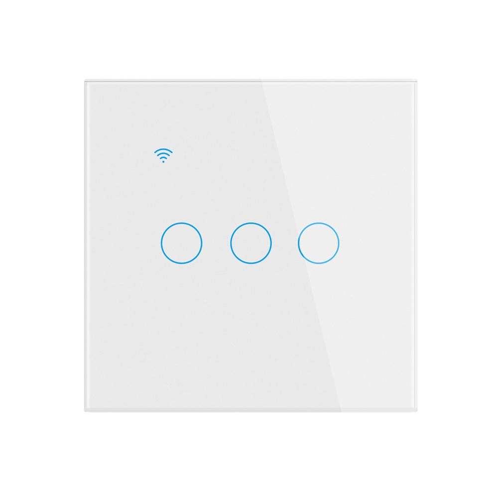 Smart Home Automation Smart Touch Switch Wifi 1/2/3/4gang Tuya Neutral Wire Switch For Alexa And Google Home Wireless Remote Control Wall Panel Smart Life App — view 7