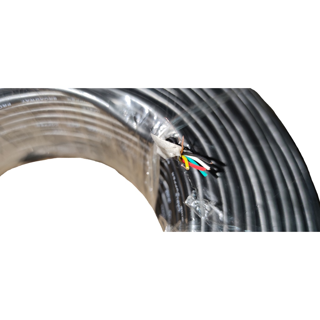 Shielded Copper Stranded Wire 5+1 AWG 26 1 Roll (100 Meters), Shielded ...