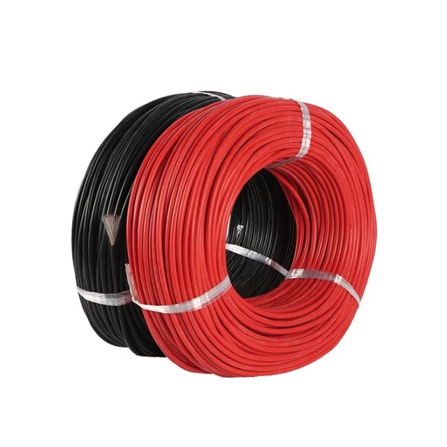 Silicon Wire 4 AWG 8 AWG 10 AWG 12 AWG 13 AWG 14 AWG 18 AWG GAUGE Flexible Wire ( RED / BLACK ) — view 2