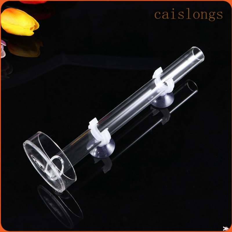 Solid Clear Acrylic Assembled Shrimp Feeder Tube Tray for Fish Tank Aquarium Crystal Shrimp #8