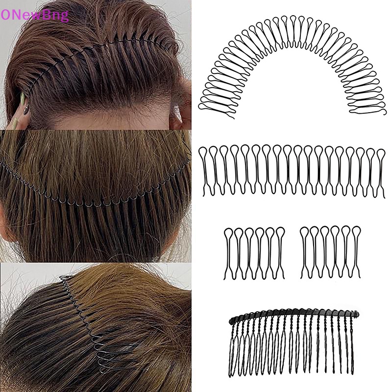 ONew Invisible Broken Hair Hairpin Adult Tiara Tools Roll Curve Bangs Fixed Insert Comb Professional Styling Accessories Women Bng - Image 3
