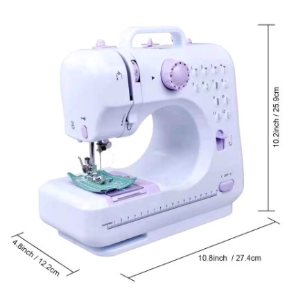 Portable Sewing Machine FHSM 505A Pro Upgraded 12 Stitches Sewing Portable Mini Sewing Machine - Image 2