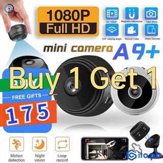 【Buy 1 Get Gift】Mini A9 HD Camera 1080P WiFi Mini SPY Hidden Camera Wireless Rechargeable IP Camera