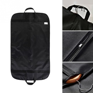Black Suit Garment Bags Portable Dustproof Coat Bag Cover