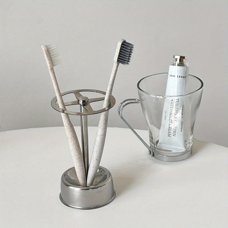 Stainless Steel Toothbrush Holder Rack