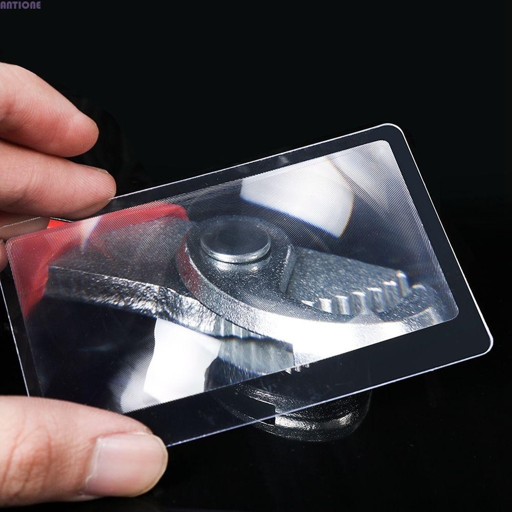ANTIONE Magnifiers 10 PCS Credit Card Shape Made Of Plastics ...