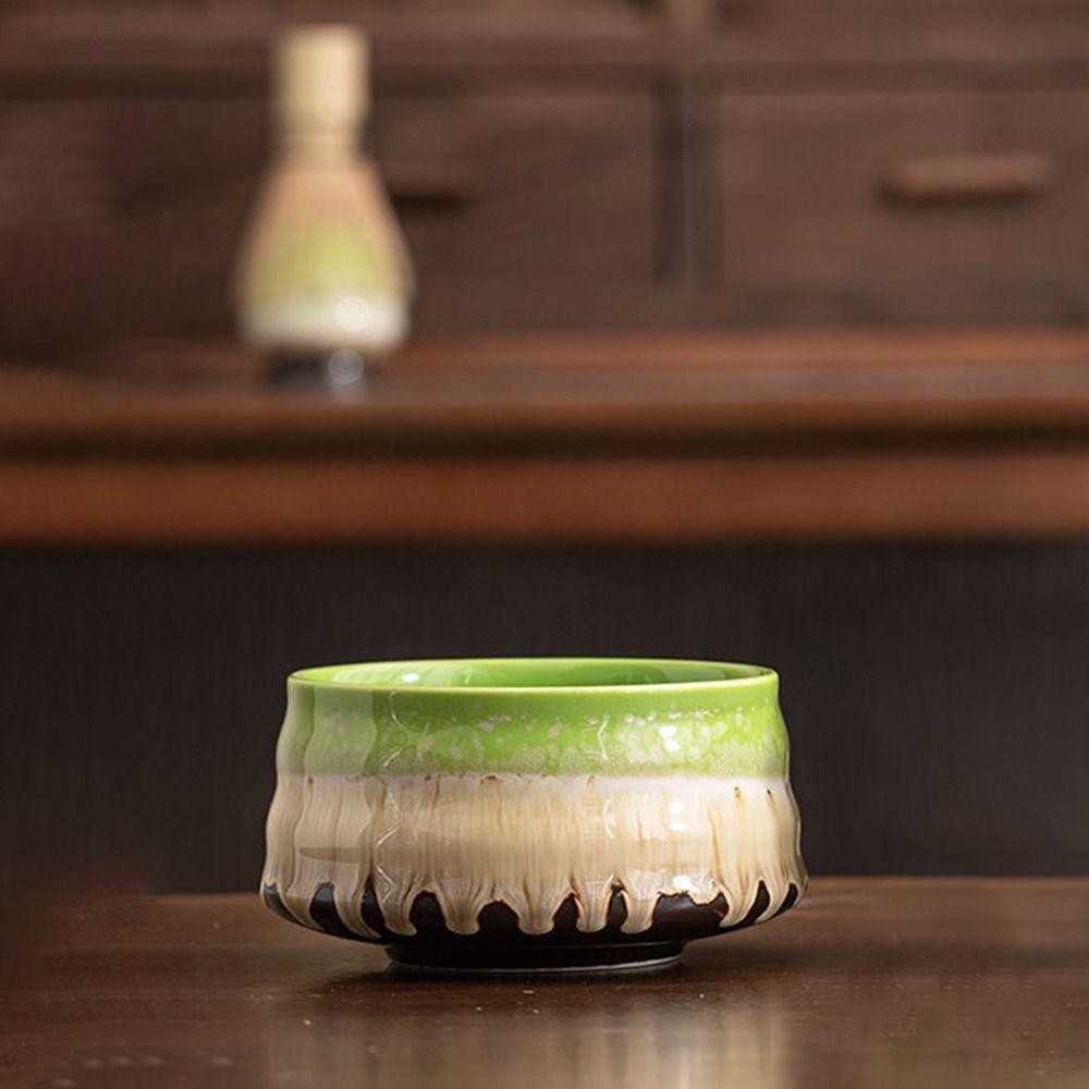 GLORYSUNY 5PCS Japanese Matcha Whisk, Bamboo Ceramic Reusable Matcha Tea Set, Traditional Japanese Chasen Tea-making Tools - Image 3