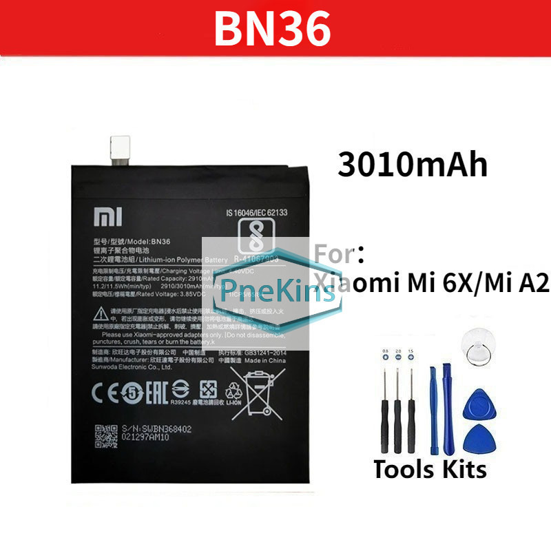 Batterie Xiaomi Mi 6X / Mi A2. Pièce Détachée De Rechange BN36 - Foto 3