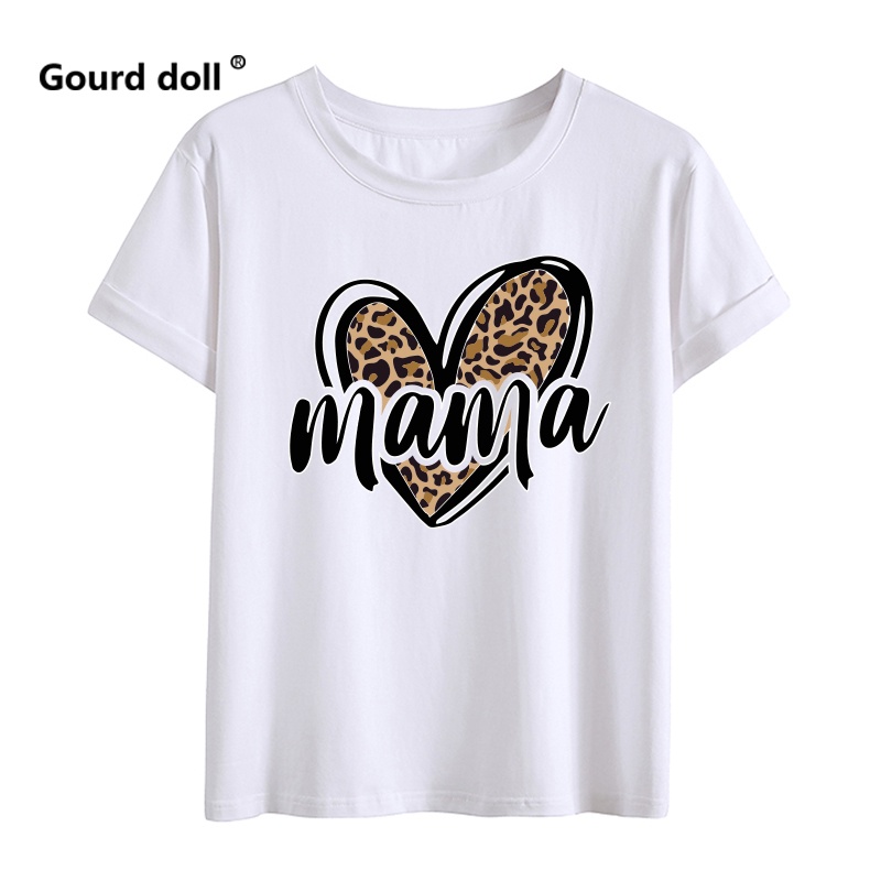 2024 Love Fashion Family Look MAMA MINI Print T-shirt Mom Mommy and Me Clothes Family Matching Outfits Look Mama and Daughter Clothes