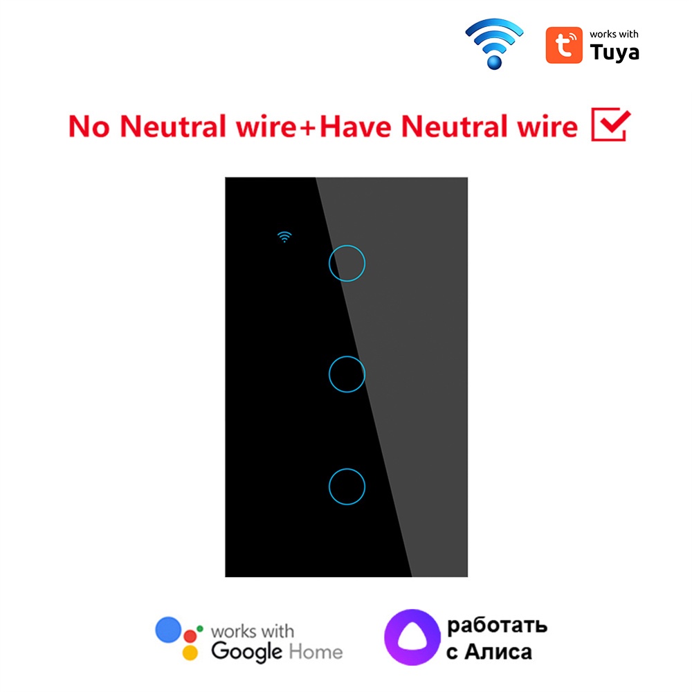 Smart House Smart Light Multi-function Tuya Wif Smart Home Smart Switch Home Appliance Tempered Glass Smart Remote Control Neutral Wire/no Neutral Wire COD — view 8
