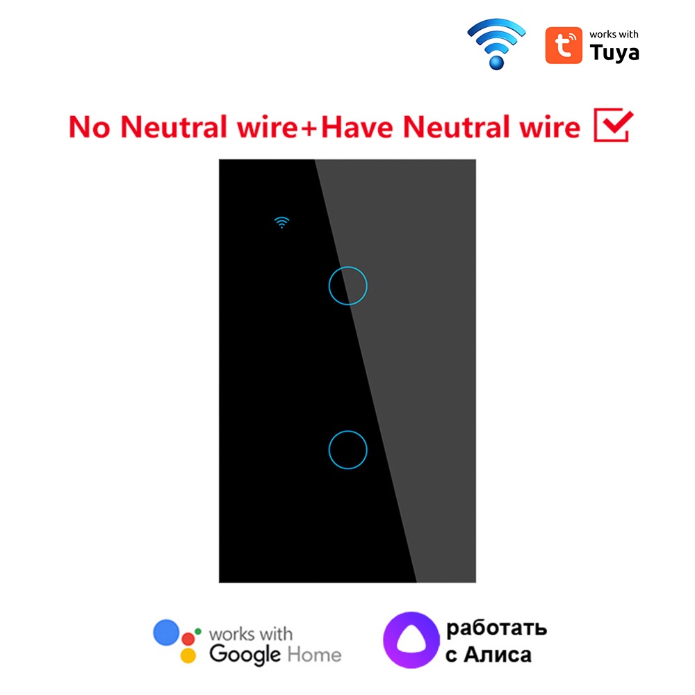 Smart House Smart Light Multi-function Tuya Wif Smart Home Smart Switch Home Appliance Tempered Glass Smart Remote Control Neutral Wire/no Neutral Wire COD — view 7