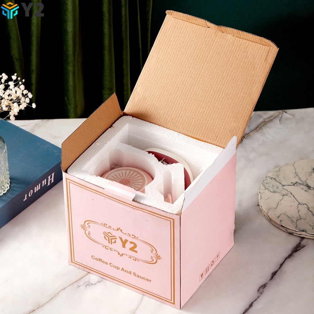 Y2 Ceramic Coffee Cup With Automatic Heating Pad 55°c Coffee Warmer Temperature Christmas Gift - Image 3