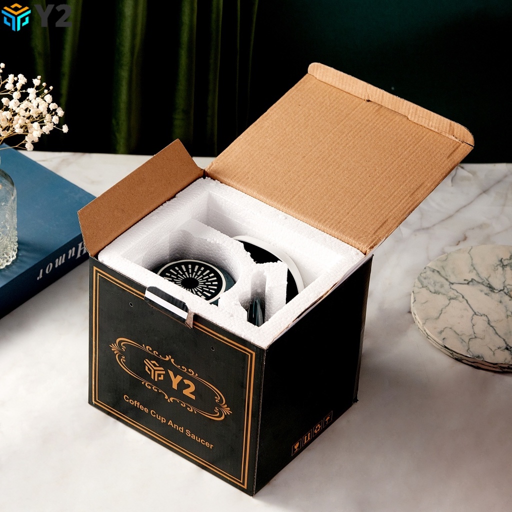 Y2 Ceramic Coffee Cup With Automatic Heating Pad 55°c Coffee Warmer Temperature Christmas Gift - Image 5