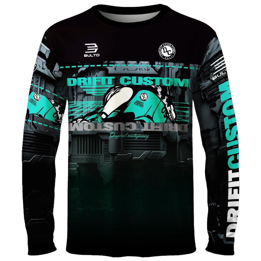 Men's Motorcycle Riding Drifit Custom Jersey LongSleeve for Sports and Motocross - Image 8