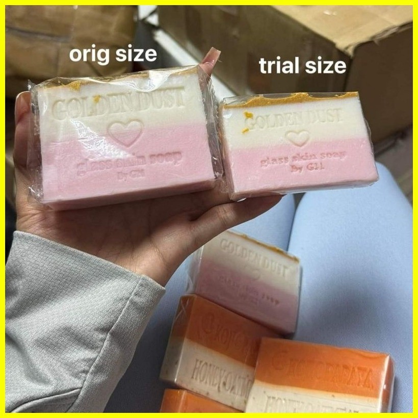 COD G21 TRIAL MINI Soap – Golden Dust, Kojic Papaya Duo, & Pure Kojic Bleaching Scrub Soap 60
