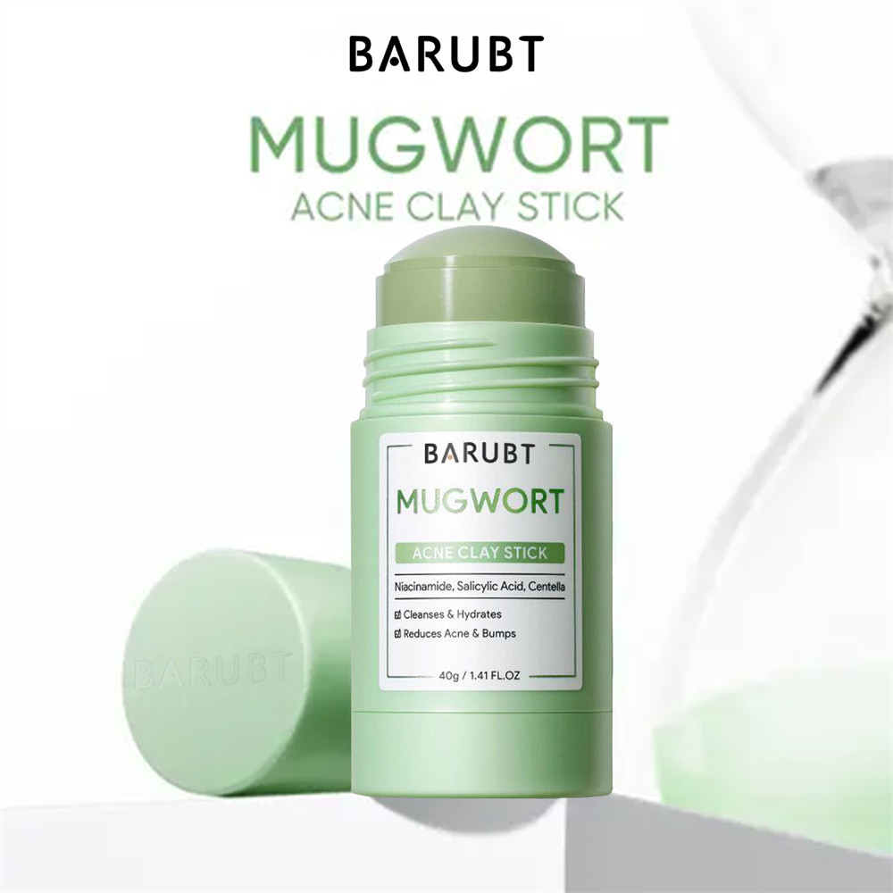 BARUBT Mugwort Clay Mask Stick Deep Gentle Black Heads Removal Clean Pores Face Care - Image 4