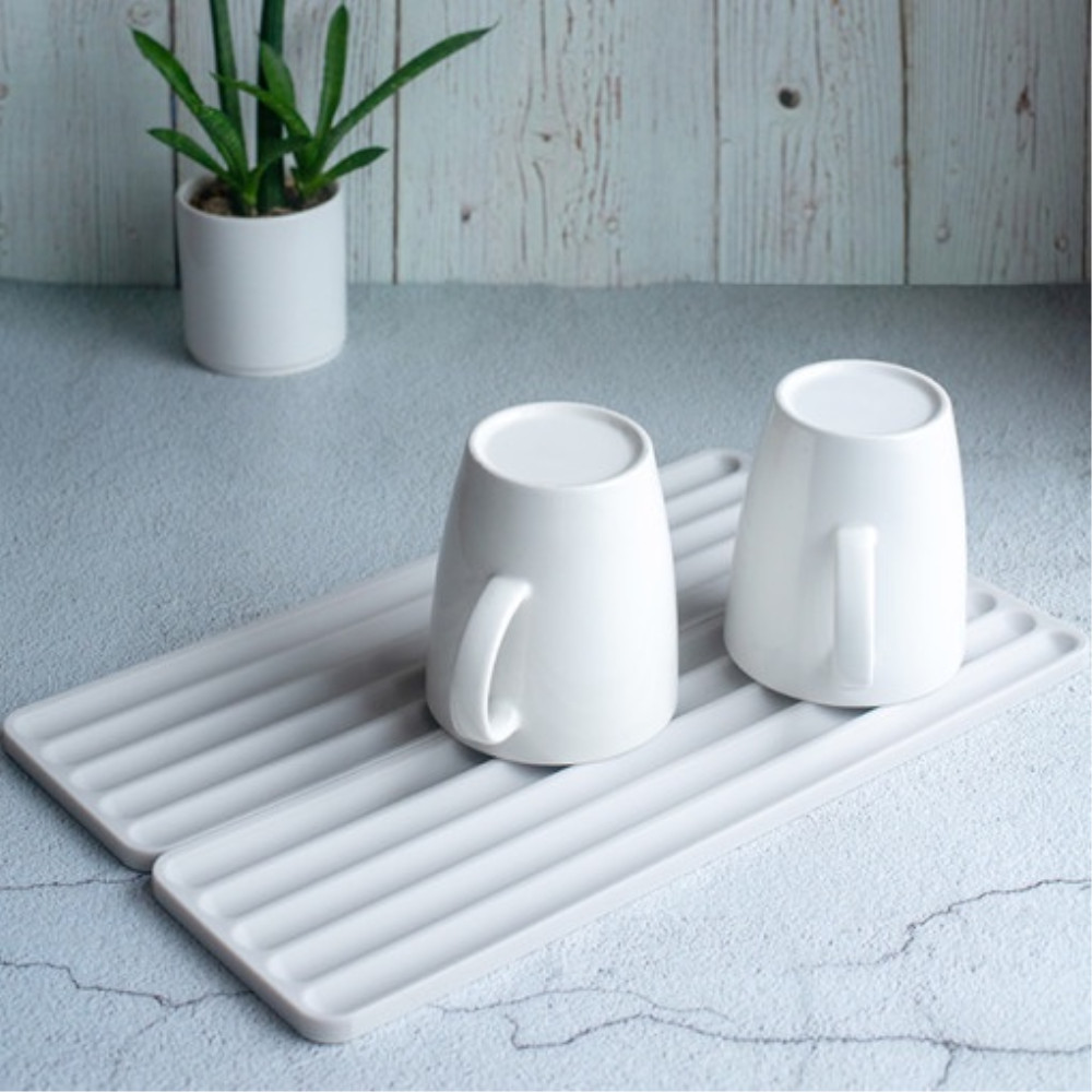 [SODOT]Cup drying color silicone simple mat