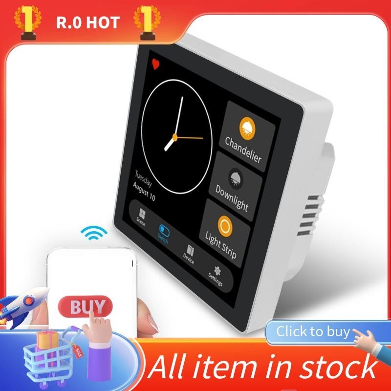 1 Piece Tuya Smart Home Multiple Zigbee Smart Home Control Panel for Home-EUplug — view 6