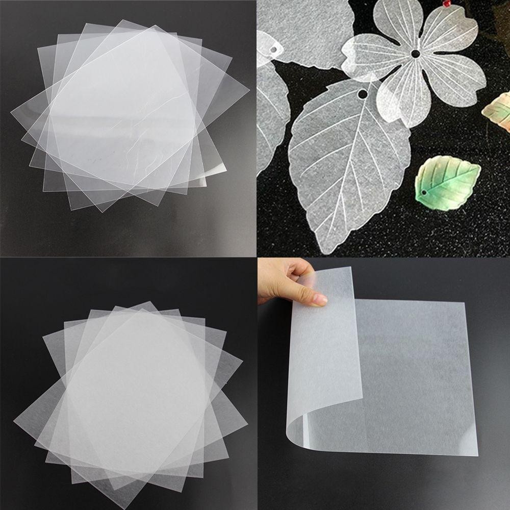 LAKAMIERBM 0Pcs Shrink Plastic Sheets, DIY Translucent Thermal Shrink Film, Frosted Shrink Art Film Paper for Handmade Supplies Making Party Deco - Image 5