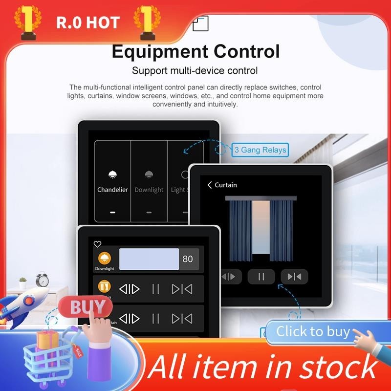 1 Piece Tuya Smart Home Multiple Zigbee Smart Home Control Panel for Home-EUplug — view 7