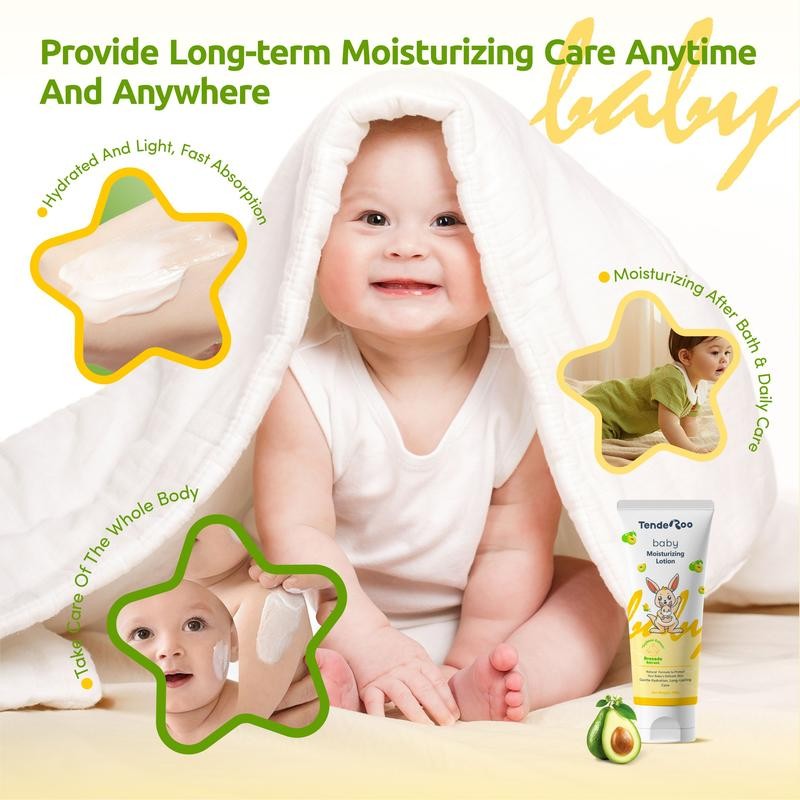 [FDA Approved] Tenderoo Baby Moisturizing Lotion Avocado Plant Extract Gentle Safe Soothing 200ml — view 5