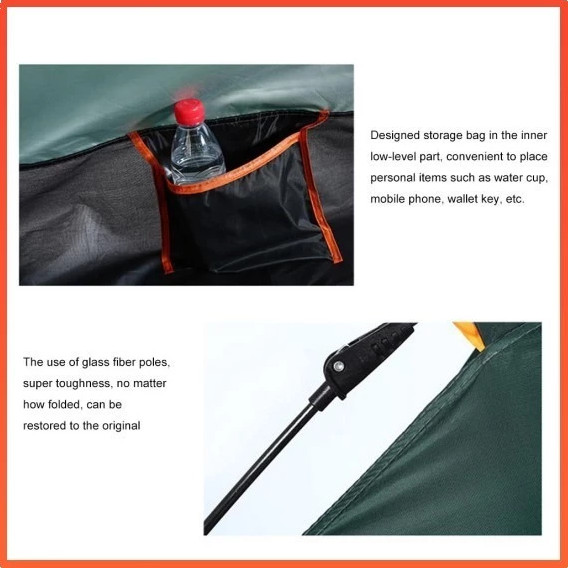 【COD】 Waterproof Automatic tent Pop Up Double Layers Camping Tent - Image 7