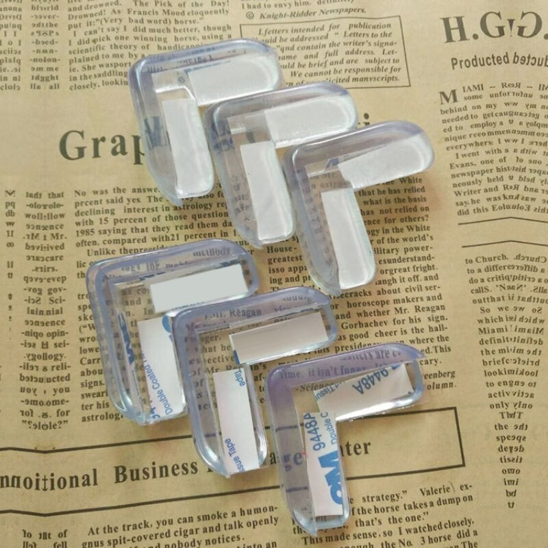 SIKU WHOLESALE 1pcs Silicone Bumper TABLE CORNER Guard COVER CORNER TABLE Silicone End Protector - Image 3