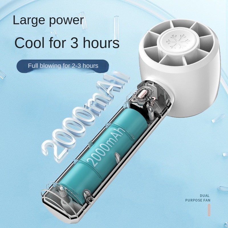 A68 Mini Fan Electric Fan Rechargable Fan Desktop Fans Travel Handheld Fan Portable HandyFan Cooling Fan - Image 5