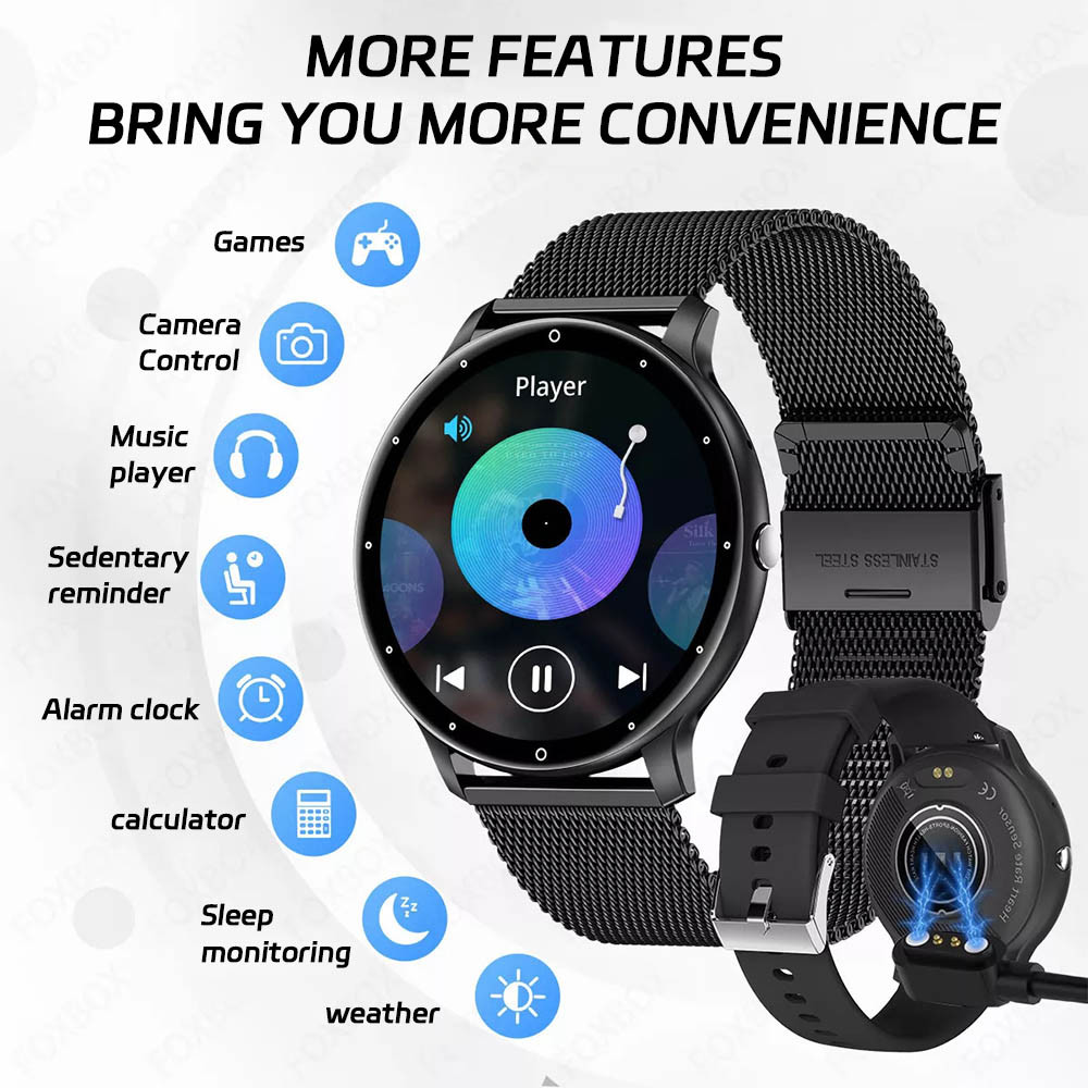 FILIEKEU Smart Watch Bluetooth Call Waterproof Sports Fitness Health Monitoring Smartwatch Men Women - Image 7