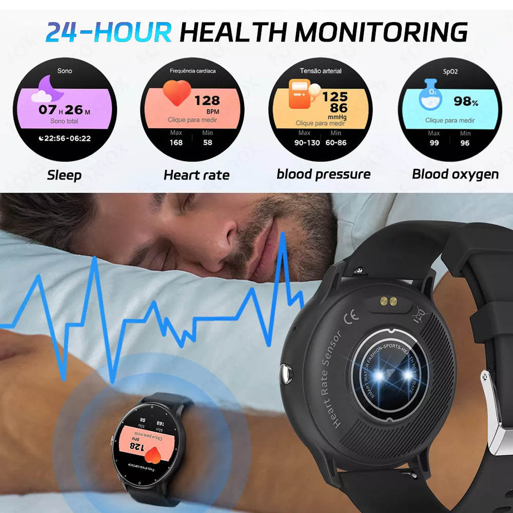 FILIEKEU Smart Watch Bluetooth Call Waterproof Sports Fitness Health Monitoring Smartwatch Men Women - Image 4