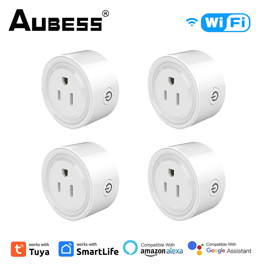 Support Alexa Google Home Smart Socket Smartlife App Timing Tuya Socket Wifi Wireless 10a Smart Socket Uk Plug Smart Life Smart Plug Power Plug — view 2