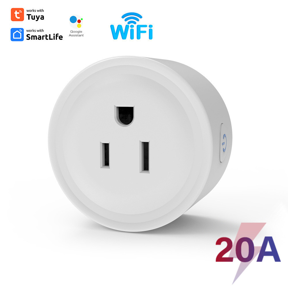 Support Alexa Google Home Smart Socket Smartlife App Timing Tuya Socket Wifi Wireless 10a Smart Socket Uk Plug Smart Life Smart Plug Power Plug — view 6
