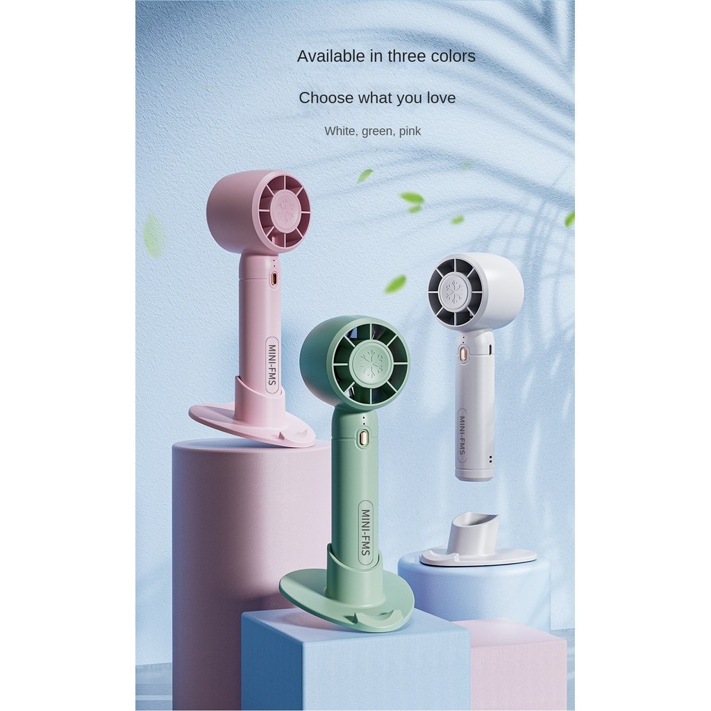 A68 Mini Fan Electric Fan Rechargable Fan Desktop Fans Travel Handheld Fan Portable HandyFan Cooling Fan - Image 6