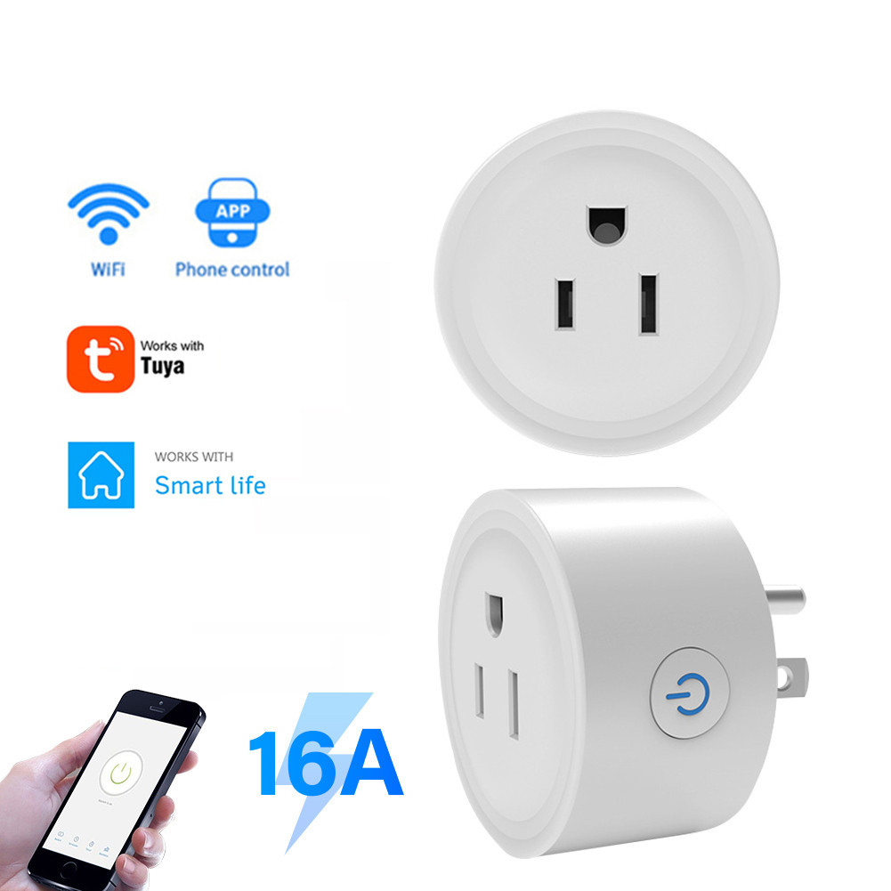 Support Alexa Google Home Smart Socket Smartlife App Timing Tuya Socket Wifi Wireless 10a Smart Socket Uk Plug Smart Life Smart Plug Power Plug — view 7