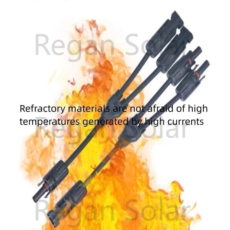 Cable Connector MC4 Branch Y3/Y4/Y5 T3/T4/T5 Adapter Connectors M/M/F and F/F/M For Solar Panels — view 2
