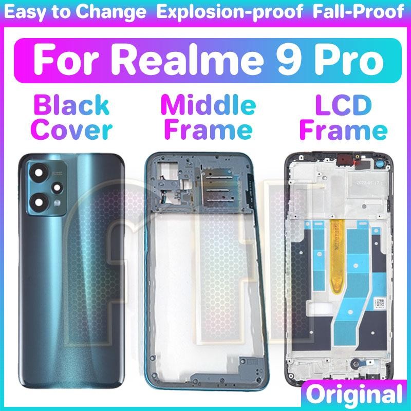 WEIOU Clear Smart View Cover per Realme 9 Pro/Realme 9 5G (6.6), Standing Mirror Flip Folio Custodia Protettiva, Luxury Specchio Libro Case con