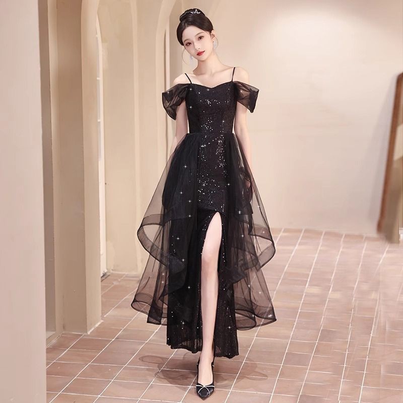 Shop black dress evening formal for Sale on Shopee Philippines