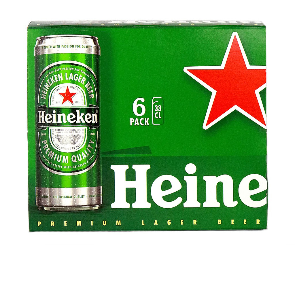 Heineken Premium Genuine Lager Beer Bottle 330ml