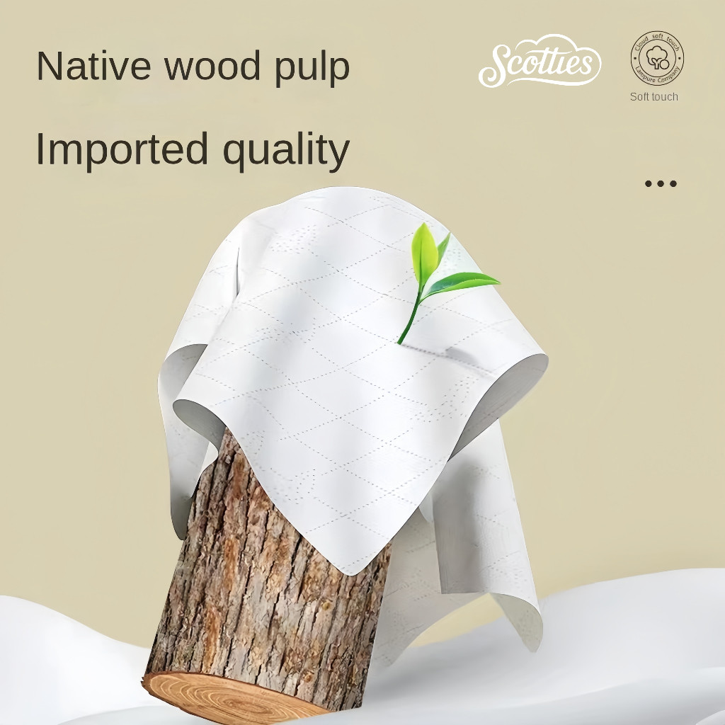 8pack Scotties Facial Tissue paper towel tissue paper 8Packs 420Sheets 4Ply wood tissue High quality — view 5