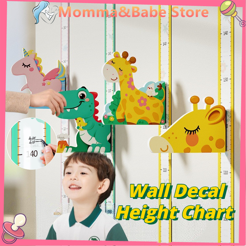 Baby Growth Chart Ruler Kids Roll-up Height Chart Wall Hanging Measurement Chart Wall Decor With Wood Frame For Kids Nursery Room Canvas Removable Height Growth Chart 8 X 79 Pink Flower