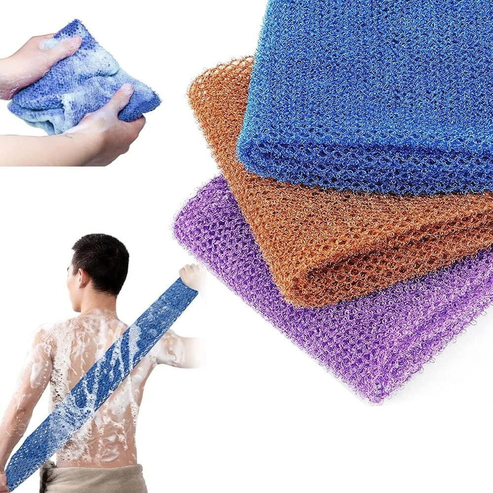 Exfoliating Wash 30*80cm Shower Net Body Towel Scrubbing Sponge Long African Bath Net