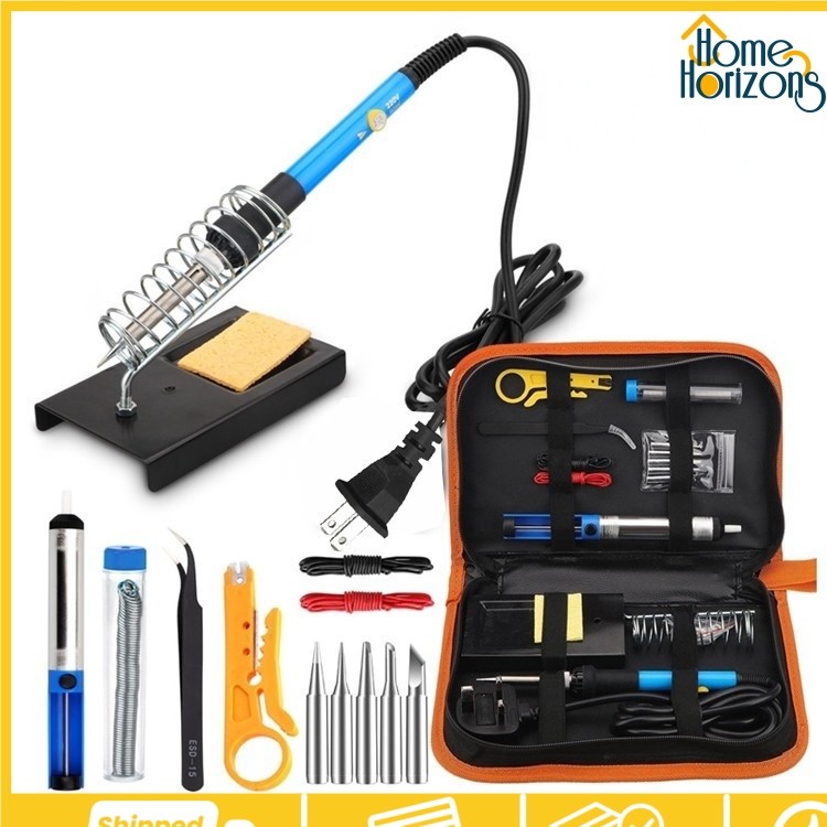 15in1 220V 60W Original Soldering Iron Temperature Adjustable Set Electric Welding Iron Tool